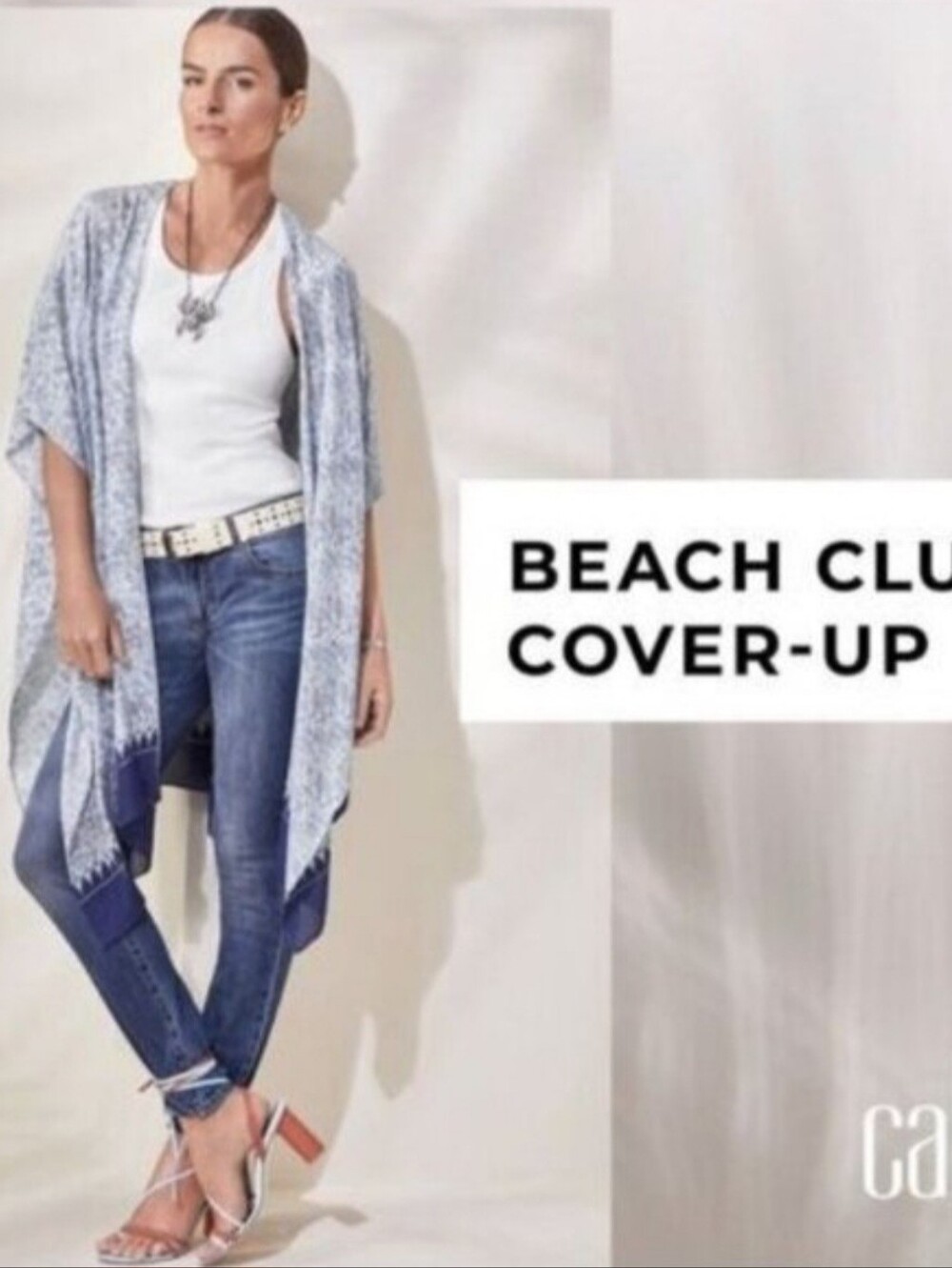 Cabi Beach Club Cover-Up Kimono